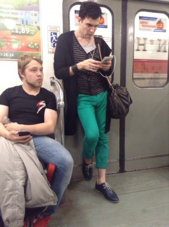 19 модных пассажиров российского метро или мода от народа (вторая часть)