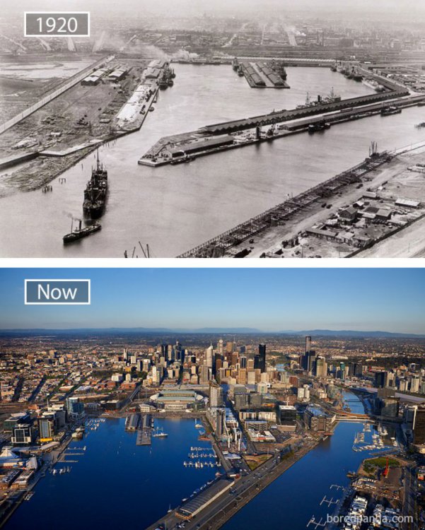 20 фото крупных городов сегодня и в прошлом