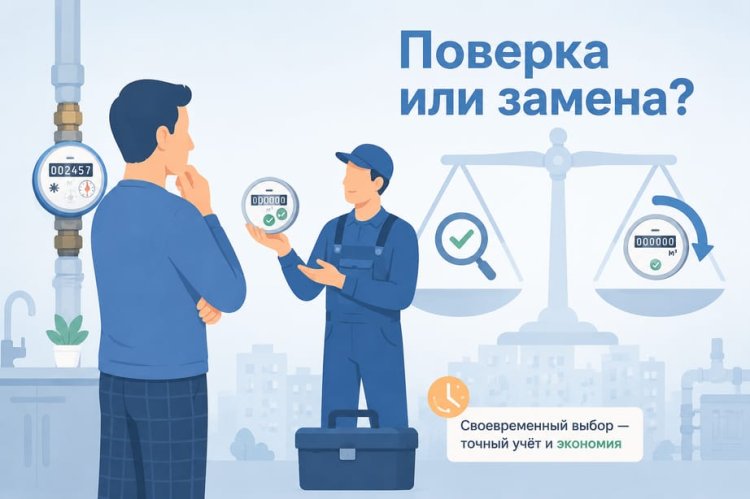 Делать поверку или менять счётчик на воду: что выгоднее Делать поверку или менять счётчик на воду: что выгоднее